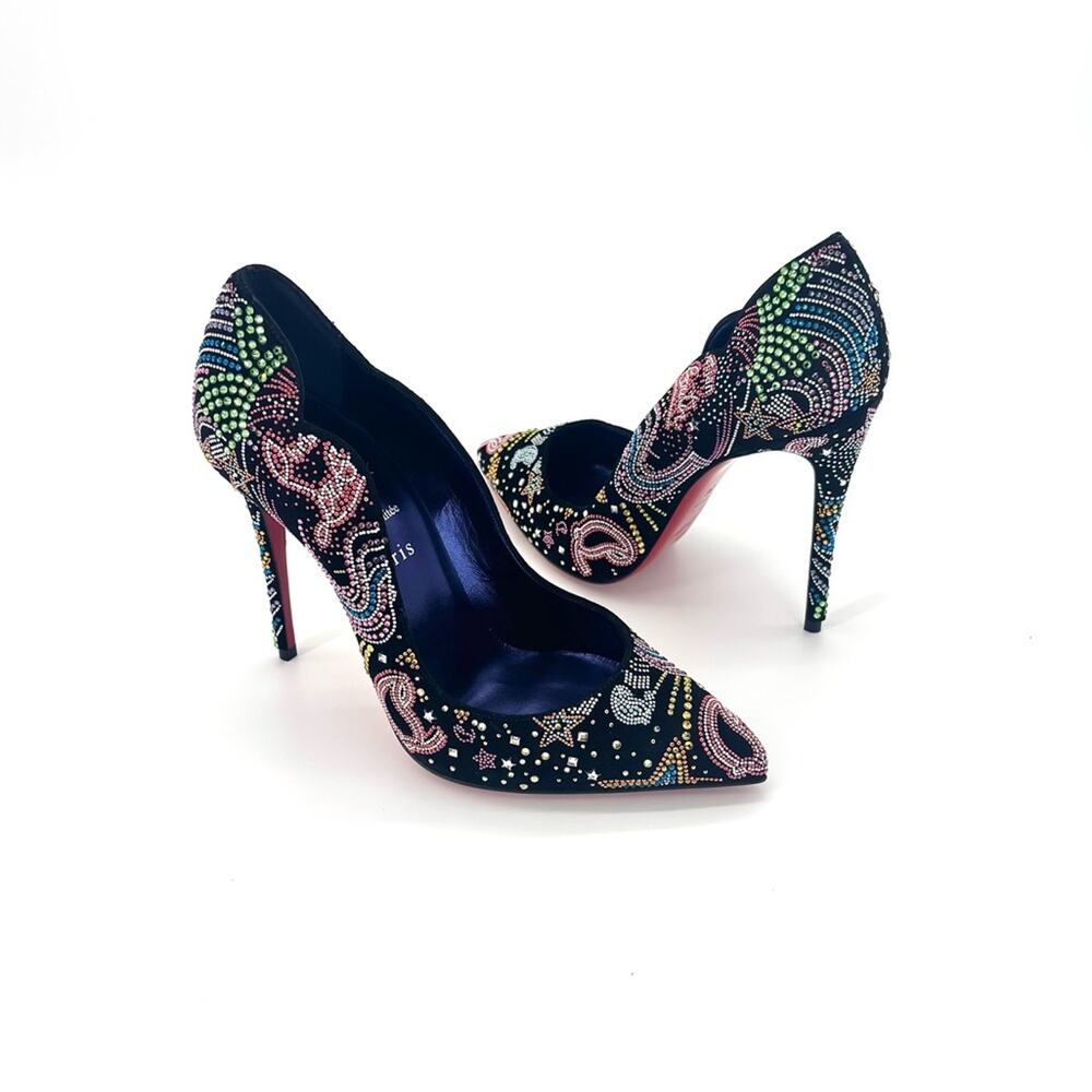NEW Christian Louboutin Hot Chick Limited Edition Crystals Embellished Pumps 36 - Picture 2 of 9